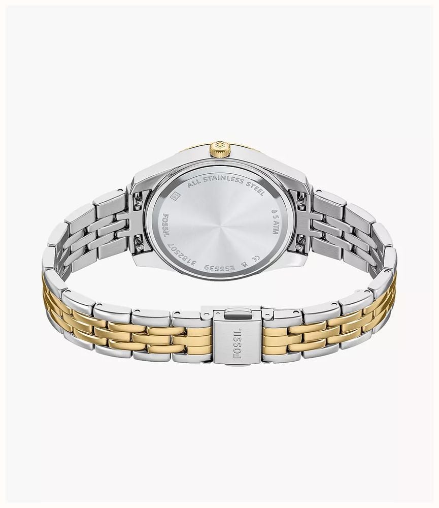 Fossil Scarlette 32 mm Three-Hand Date Two-Tone Stainless Steel ES5539 - alternate view 5