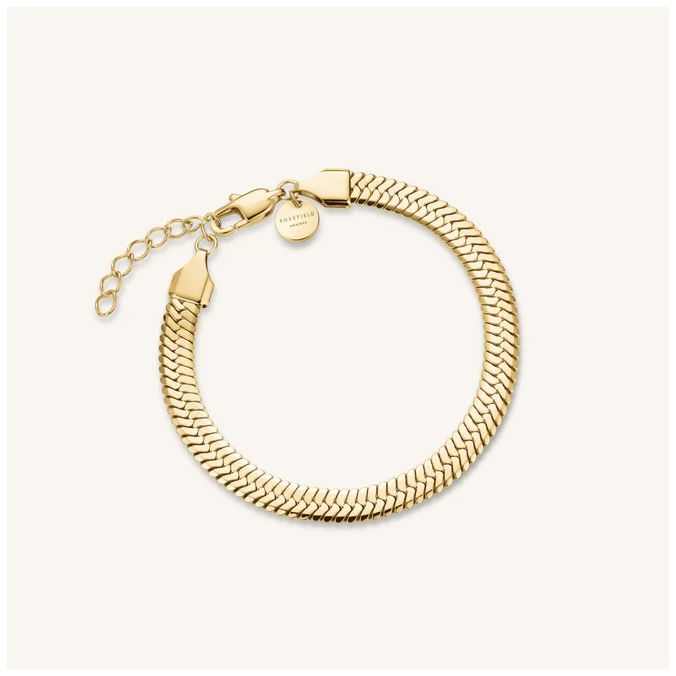 Rosefield Jewellery JBLSG-J1189 Large Snake Gold Plated