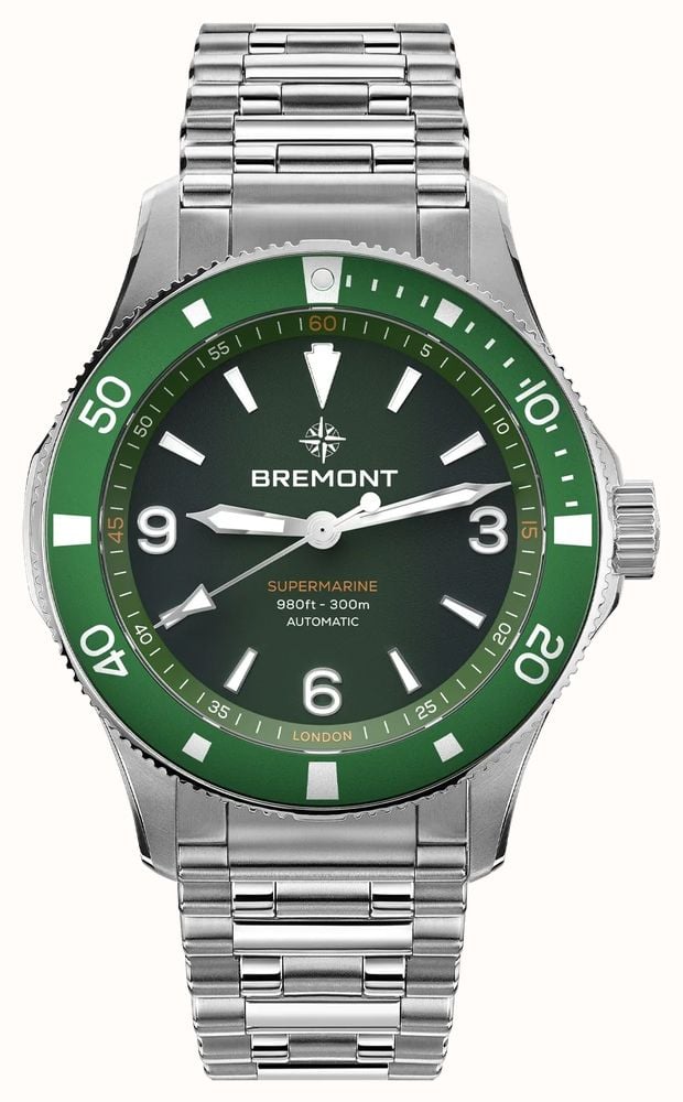 Bremont SM40-ND-SS-GN-B