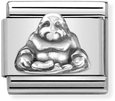 Nomination Classic Buddha Sterling Silver & Steel Charm 330101/52