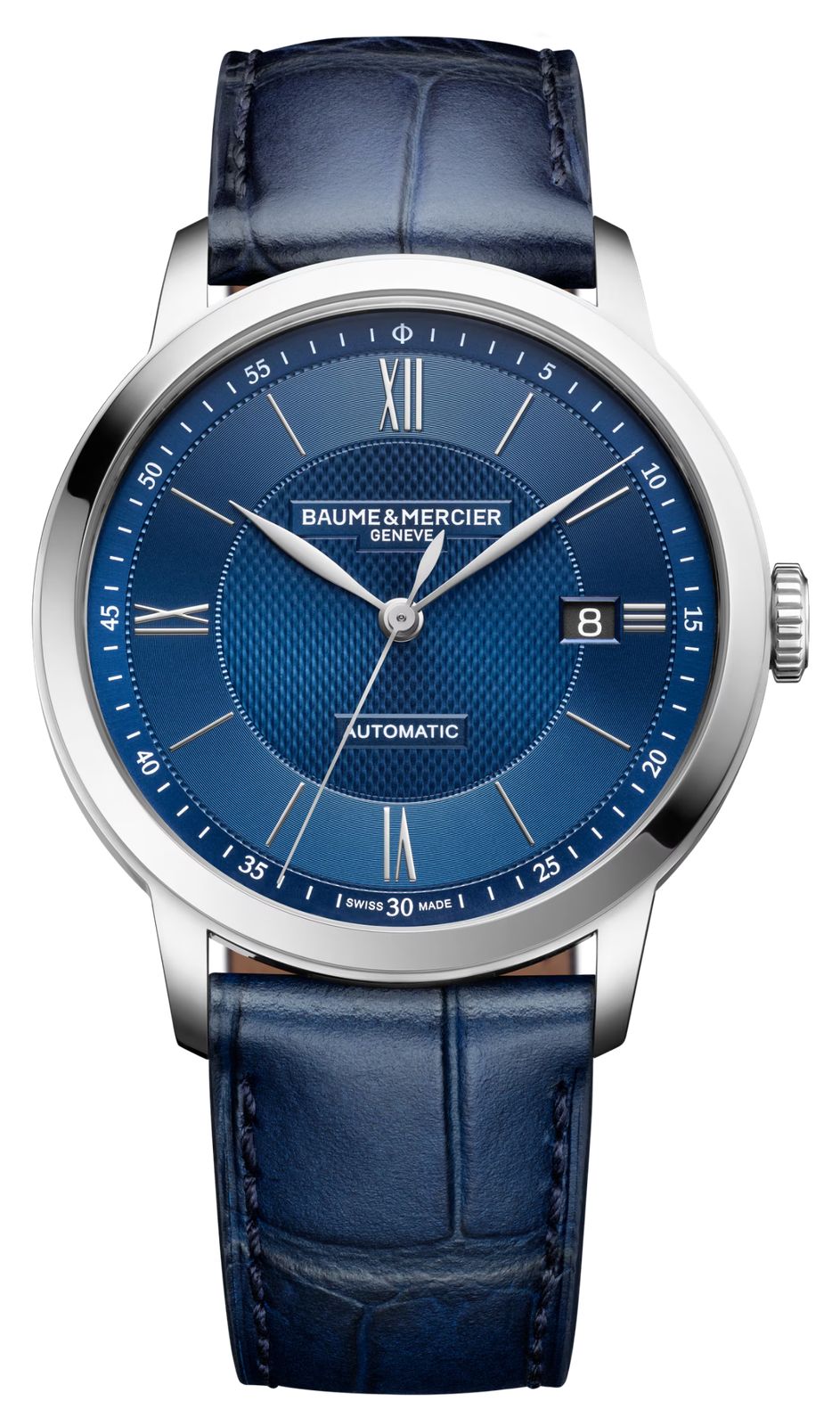 Baume & Mercier 10879 Classima Date Automatic (40mm) Blue Watch
