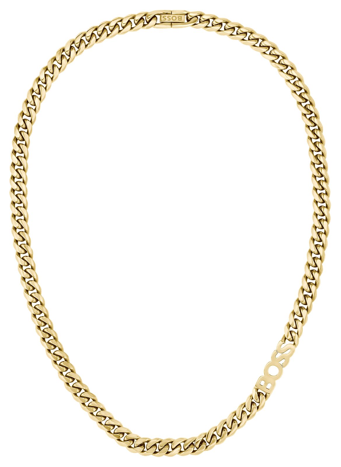 BOSS Jewellery 1580770 Men's Kassy Chain Necklace Gold-Tone