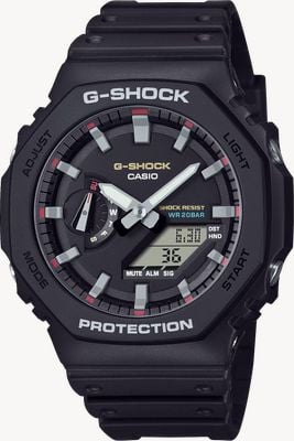 Casio G-Shock 2100 Series Original (45.4mm) Black Dial / Black Resin Band GA-2100RL-1AER