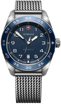 Victorinox Swiss Army Automatic (42mm) Blue Dial / Stainless Steel Mesh Bracelet 242045