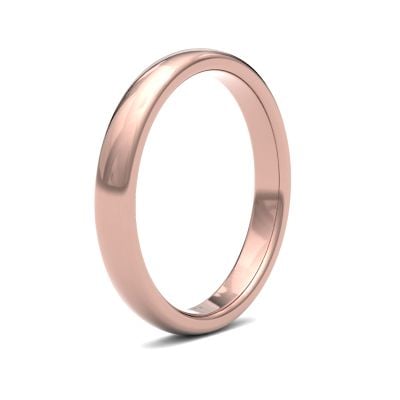 James Moore Wedding Ring  | 3mm | Heavy | Size Premium Court | AG_3LHP-9R AG_3LHP-9R