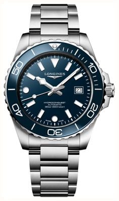 LONGINES HydroConquest Automatic (42mm) Blue Lacquered Dial / Stainless Steel Bracelet L37884966