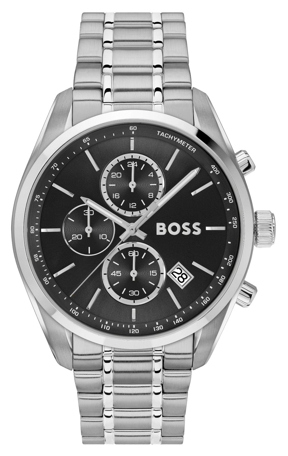BOSS 1514251 Grand Prix Chronograph (44mm) Black Dial / Watch