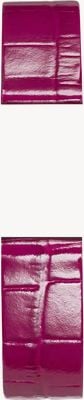 Herbelin Antarès Interchangeable Watch Strap - Pink Croc-Effect Leather / Stainless Steel - Strap Only BRAC17344A125