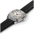 Hamilton American Classic Cushion Mechanical (34mm) Silver Sunray Dial / Black Leather Strap Watch H36149710 - alternate view 3