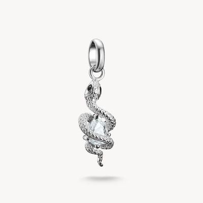 Thomas Sabo Charm pendant snake with stone Connect silver CC1264-041-14