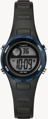 Timex Time Machines® Digital Multifunction (27mm) Black Digital Dial / Black Resin Strap TW2W92400