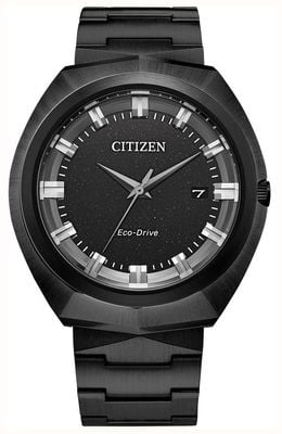 Citizen Eco-Drive 365 (43mm) Black Dial / Black PVD Stainless Steel Bracelet BN1015-52E
