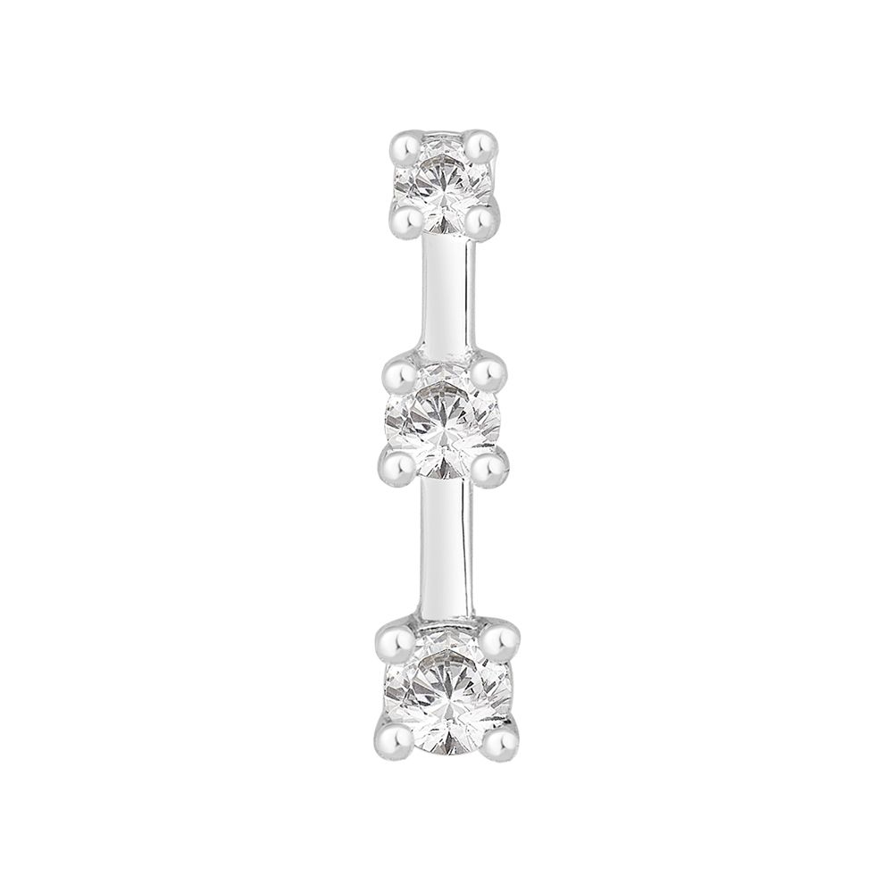 Image of Perfection Crystals P3390-SK Graduating Trilogy Bar Pendant Jewellery
