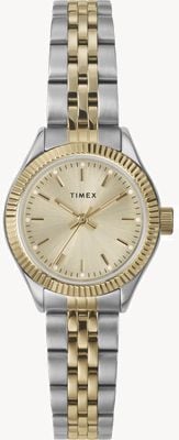 Timex Legacy Mini (25mm) Gold Sunray Dial / Two-Tone Stainless Steel Bracelet TW2W90900