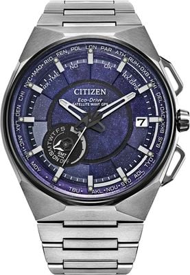 Citizen Eco-Drive Satellite Wave GPS Titanium (45mm) Blue Cosmos Dial / Titanium Bracelet CC3097-52L
