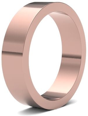 James Moore Wedding Ring  | 18ct Rose Gold | 5mm | Medium | Size Flat | AG_5GMF-18R AG_5GMF-18R