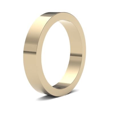 James Moore Wedding Ring  | 4mm | Heavy | Size Flat | AG_4LHF-9Y AG_4LHF-9Y