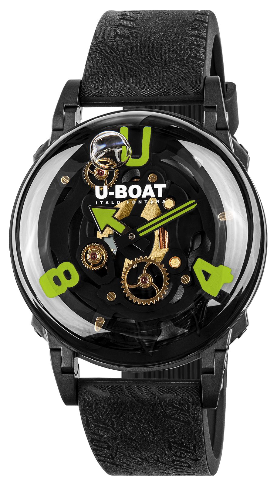 U-Boat 3351 U-65 PVD Green (44mm) Black Skeleton Dial / Watch