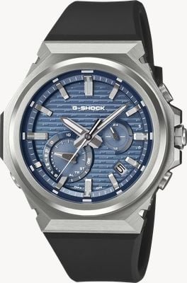 Casio G-Shock G-Steel GST-B1000 Series (44.2mm) Blue 'Brick Pattern' Dial / Black Bio-Resin Band GST-B1000-2AER
