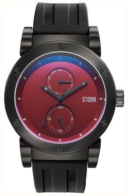 STORM Hydron V2 Rubber Slate Red (43.8mm) Red Dial / Black Silicone Strap 47462/SL/R