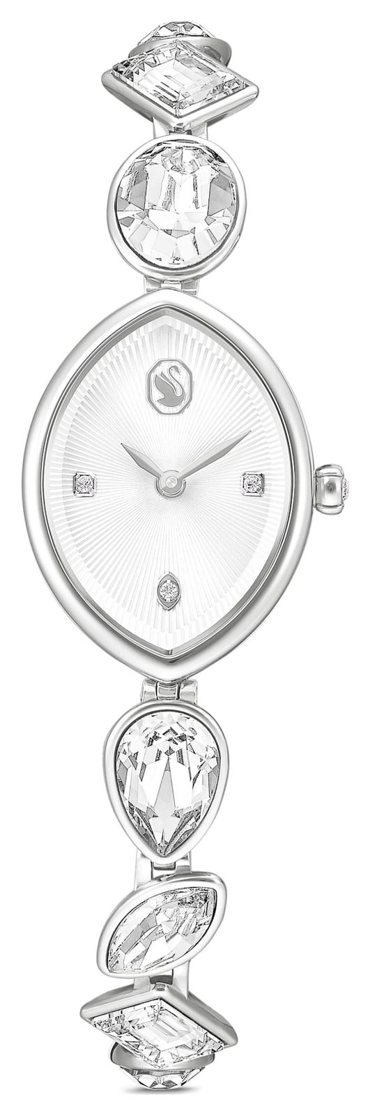 Swarovski 5737955 Gema Quartz (20mm) Silver Dial / Stainless Watch
