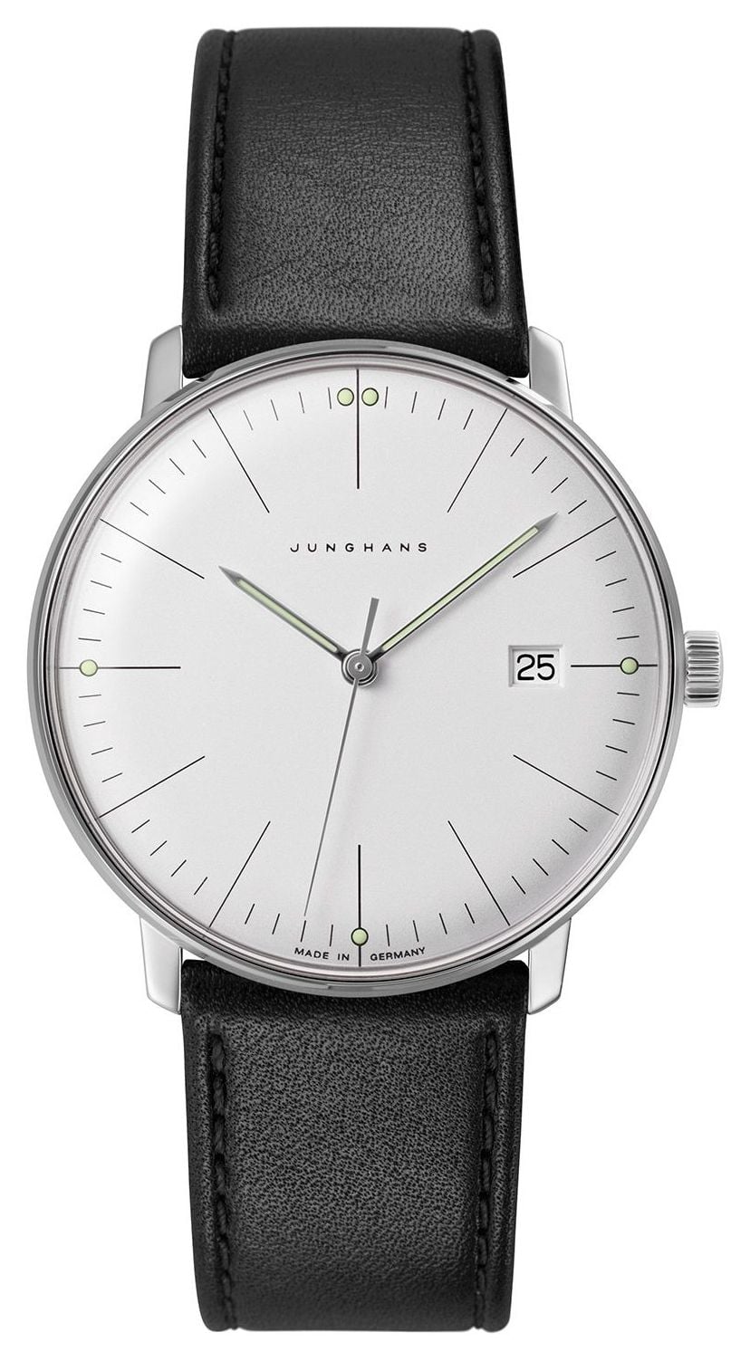 Junghans 41/4817.02 Max Bill Quartz Sapphire Glass | Black Watch