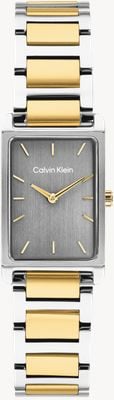 Calvin Klein Dapper Quartz (19x40mm) Grey Dial / Two-Tone Stainless Steel Bracelet 25200591