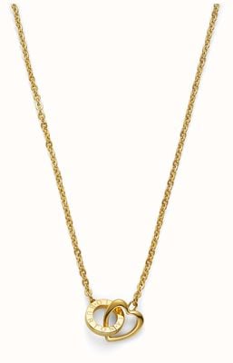 Olivia Burton Kindred Interlink Heart Gold Plated Necklace 24100550