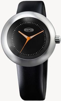IKEPOD MEGAPOD Quazar M102 (46mm) Black Dial / Black Silicone Strap M102-SI-LB