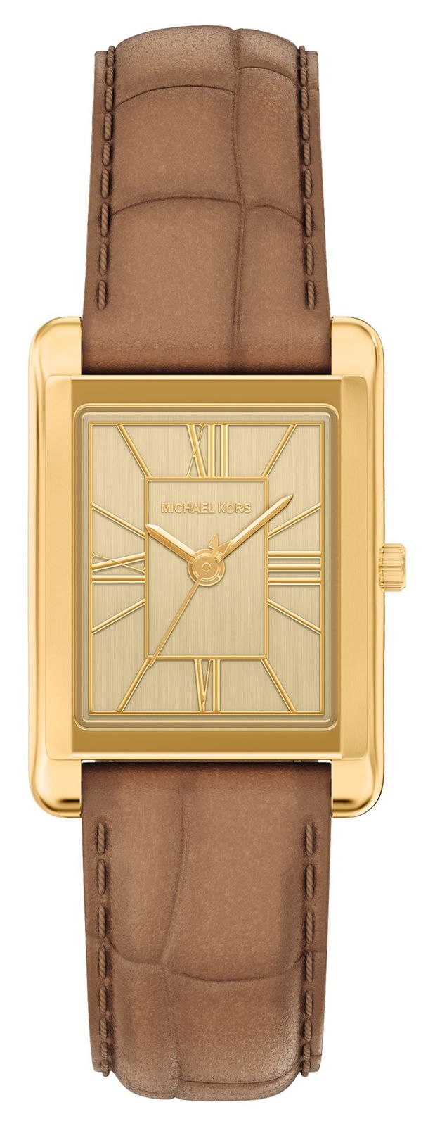 Michael Kors MK7584 Essex (26mm) Gold Dial / Brown Leather Watch