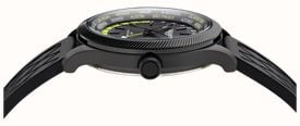 Aston Martin GRZ Icon Quartz Racing Zone GMT (41mm) Black Dial / Black Silicone Strap MTIZ1F501 - alternate view 3