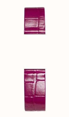 Herbelin Antarès Interchangeable Watch Strap - Pink Croc-Effect Leather / Stainless Steel - Strap Only BRAC17344A125