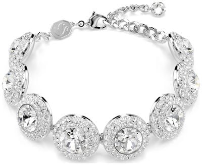 Swarovski Una Angelic Bracelet - White, Rhodium Plated 5735343