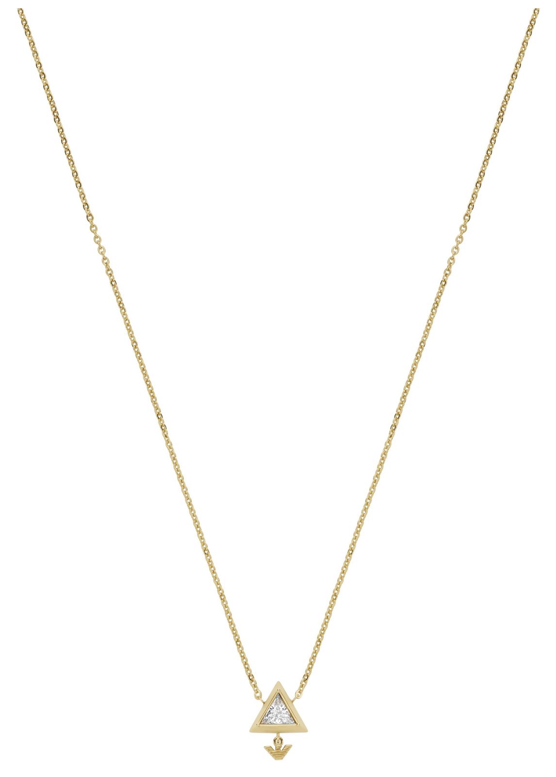 Emporio Armani EGS2898710 Gold-Tone Stainless Steel Crystal- Jewellery