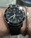 Customer picture of Sinn 104 St Sa A Classic Pilot Watch Dark Brown Vintage Leather 104.011-BL50202002007125401A