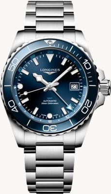 LONGINES HydroConquest GMT (41mm) Sunray Blue Dial / Stainless Steel Bracelet L37904966