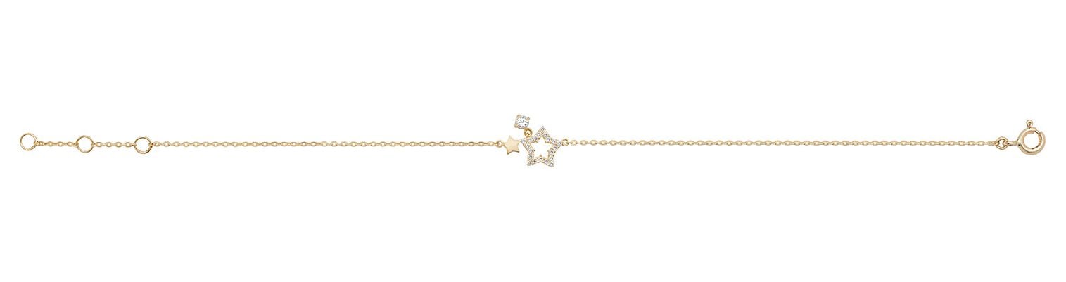 Treasure House BR601 Women's 9ct Yellow Gold 7.25 Inches Jewellery