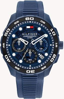 Tommy Hilfiger TH-Regatta (44mm) Blue Dial / Blue Silicone Strap 1792232