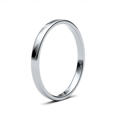 James Moore Wedding Ring  | 2mm | Light | Size Soft Court | AG_2LLS-9W AG_2LLS-9W