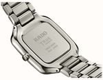 RADO True Square Thinline Quartz (37mm) Champagne Sunray Dial / Plasma High-Tech Ceramic Bracelet R27119402 - alternate view 4