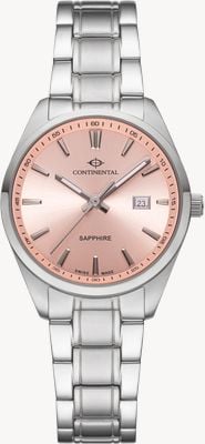 Continental Contemporary Round (32mm) Pink Dial / Stainless Steel Bracelet 23001-LD101770