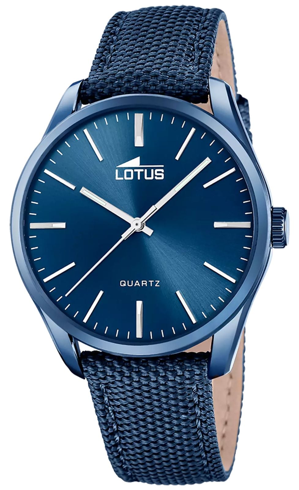 Lotus 19071/1 Minimalist Quartz (42mm) Textured Blue Dial / Watch