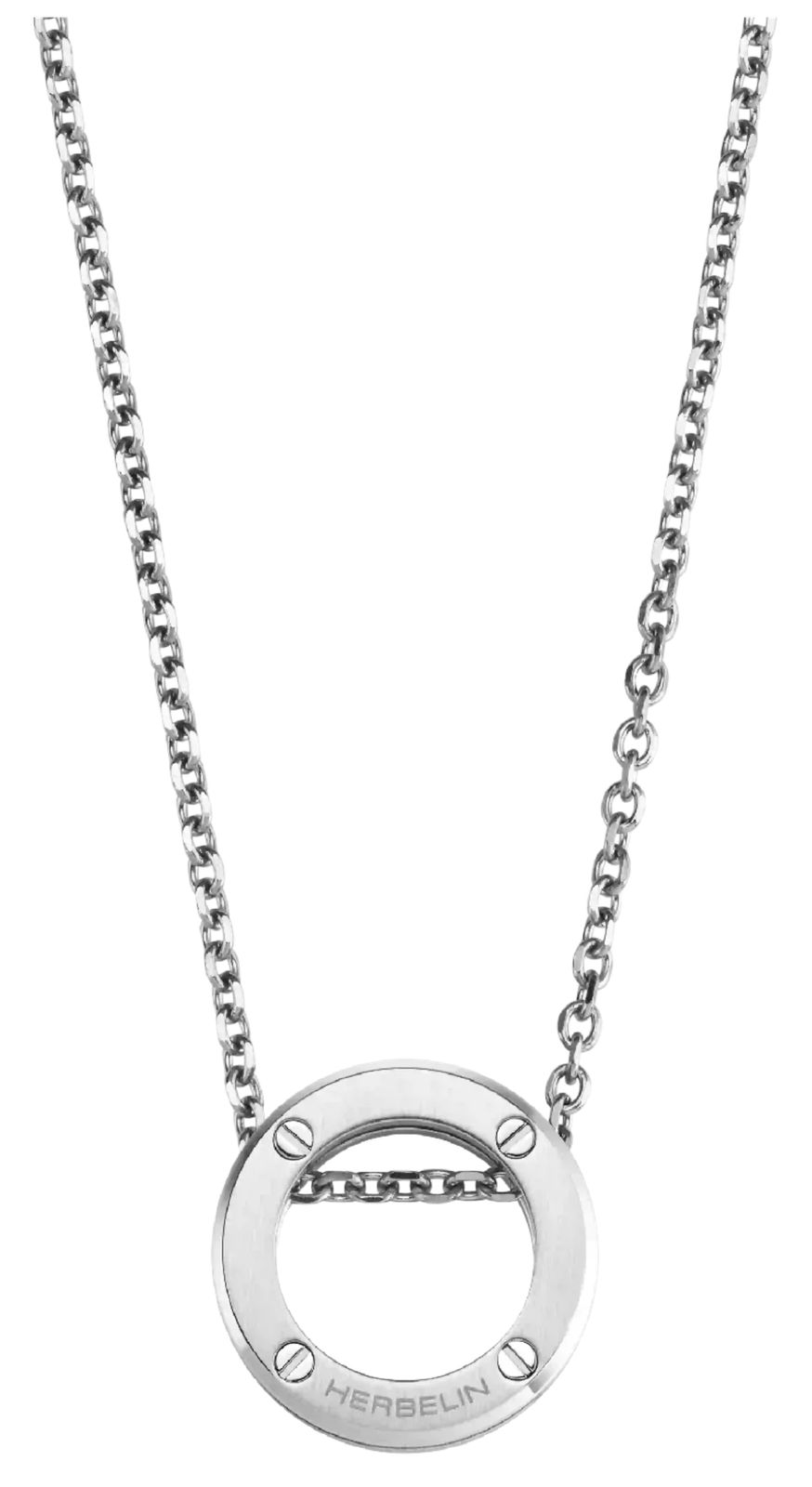 Herbelin CND20AB Newport Duo Necklace - Brushed And Polished Jewellery