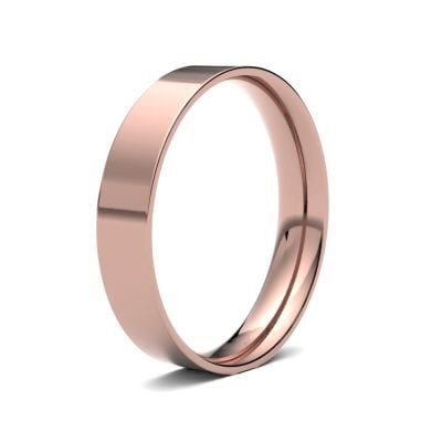 James Moore Wedding Ring  | 4mm | Light | Size Flat Court | AG_4GLE-9R AG_4GLE-9R