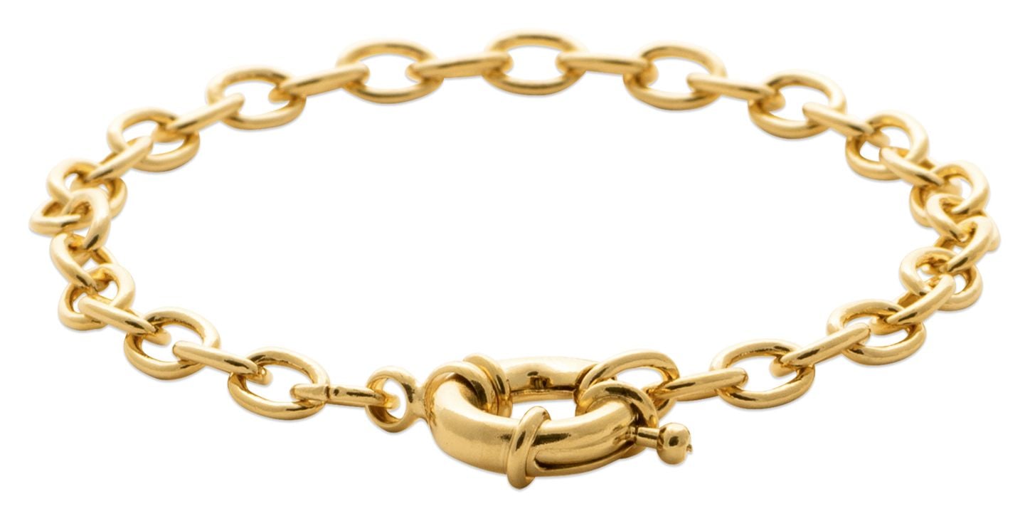 Burren Jewellery B0793 18k Gold Plated Belcher Style