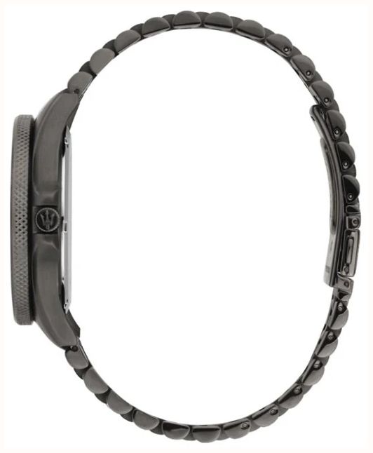 Maserati Dark Edition SFIDA 44mm Mens Gun Metal Bracelet Watch R8853154003 - alternate view 2
