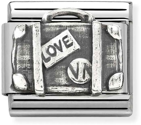 Nomination Classic Suitcase Oxidised Charm 330101/62