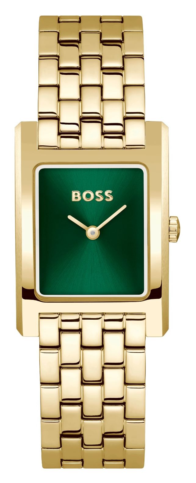 BOSS 1502785 Lucy (22mm) Green Sunray Dial / Gold PVD Watch