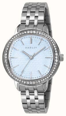 Radley Berrymead Gardens (36mm) Light Blue 'Radley London' Dial / Stainless Steel Bracelet RY4651