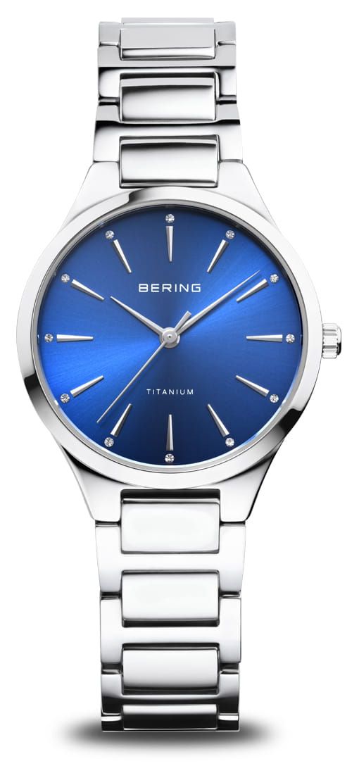 Bering 15630-707 Women's Titanium (30mm) Blue Dial / Watch